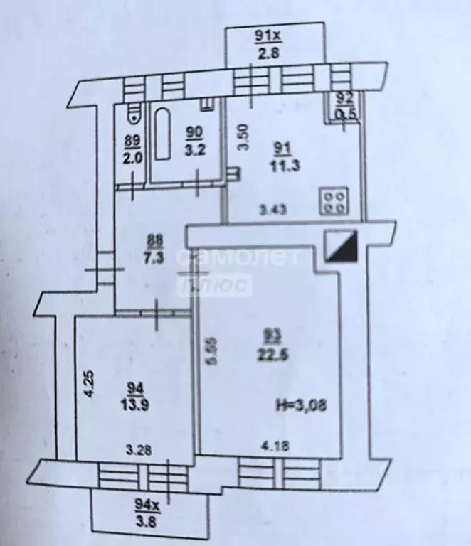 2-к кв. Ростовская область, Ростов-на-Дону Соборный пер., 45 (60.7 м) - Фото 1