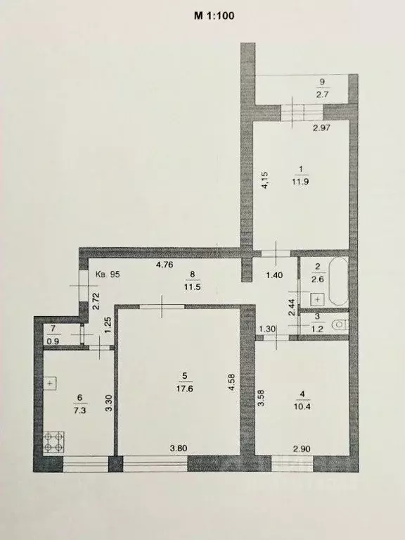 3-к кв. Нижегородская область, Нижний Новгород ул. Тимирязева, 7 (63.4 ... - Фото 1