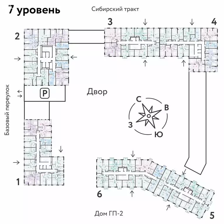 3-комнатная квартира: Екатеринбург, микрорайон Сибирский, жилой ... - Фото 1