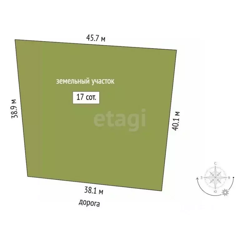 Участок в Тюменская область, Тюменский муниципальный округ, д. ... - Фото 2