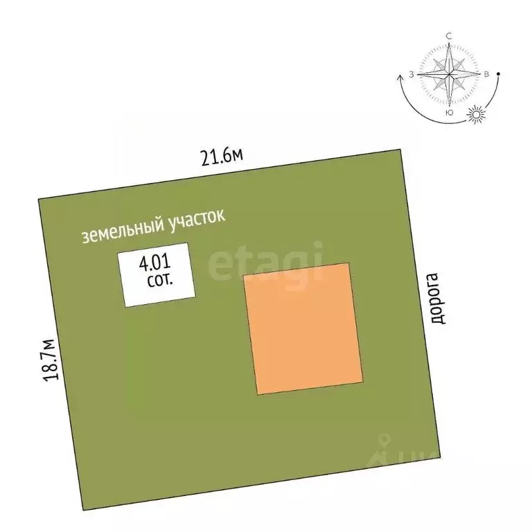 Дом в Забайкальский край, Чита 1-я Базовская ул., 21 (41 м) - Фото 1
