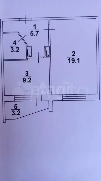 1-к. квартира, 40,4 м, 9/10 эт. - Фото 0
