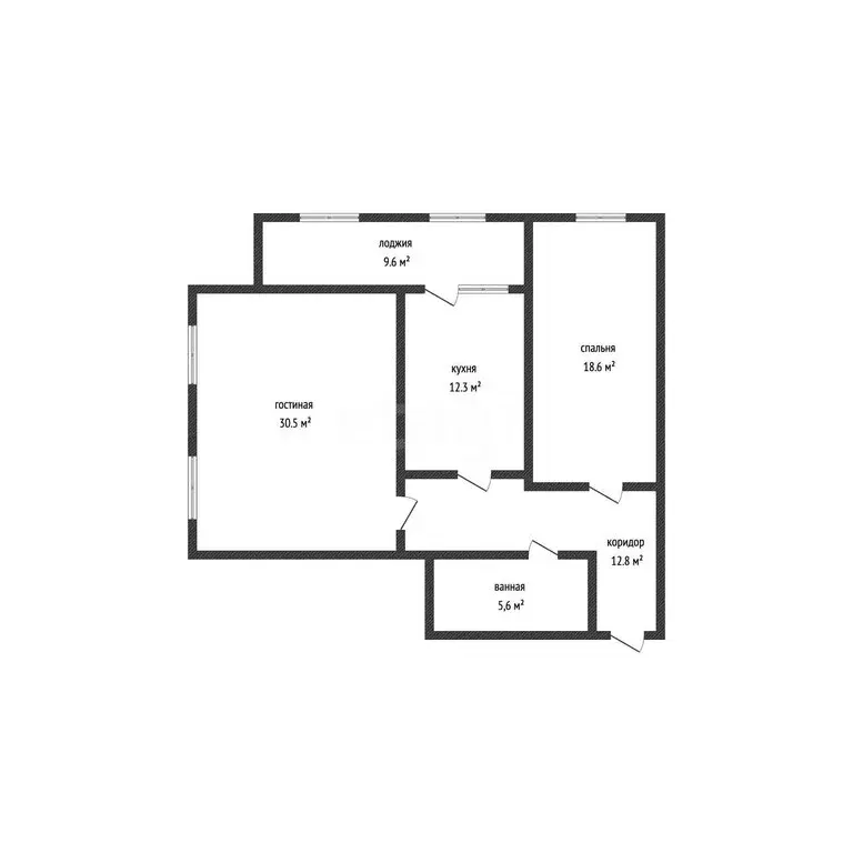 2-комнатная квартира: Махачкала, проспект Насрутдинова, 274Е (90 м) - Фото 1