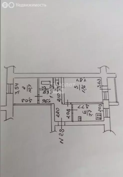2-комнатная квартира: Липецк, микрорайон Дачный, Центральная улица, 19 ... - Фото 1