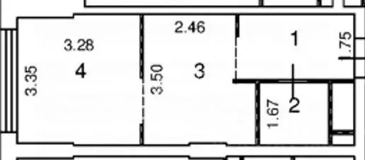 Студия Москва Шмитовский проезд, 39к6 (29.5 м) - Фото 2