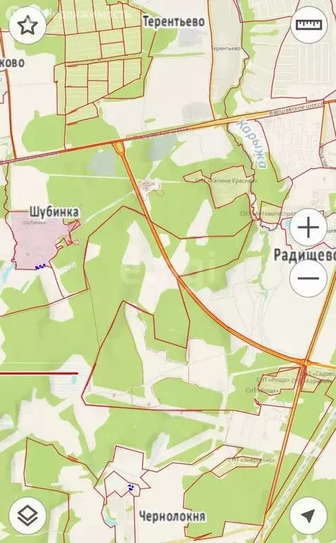 Участок в сельское поселение Шумятино, деревня Шубинка (331.7 м) - Фото 0