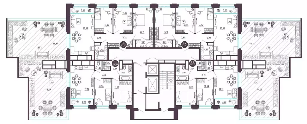 3-к кв. рязанская область, рязань московское ш. (137.47 м) - Фото 1