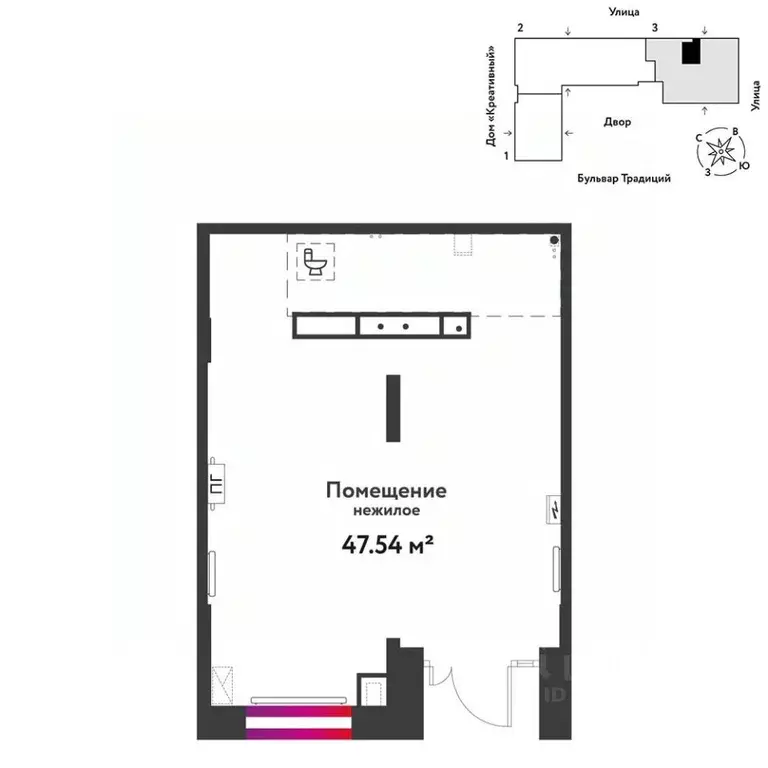 Торговая площадь в Тюменская область, Тюмень ул. Андрея Кореневского, ... - Фото 1