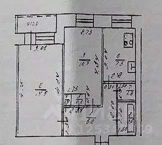 2-к кв. Башкортостан, Уфа Российская ул., 41 (43.7 м) - Фото 1