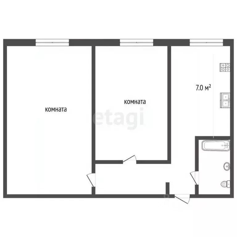 2-к кв. Свердловская область, Первоуральск ул. Сантехизделий, 17 (36.7 ... - Фото 2