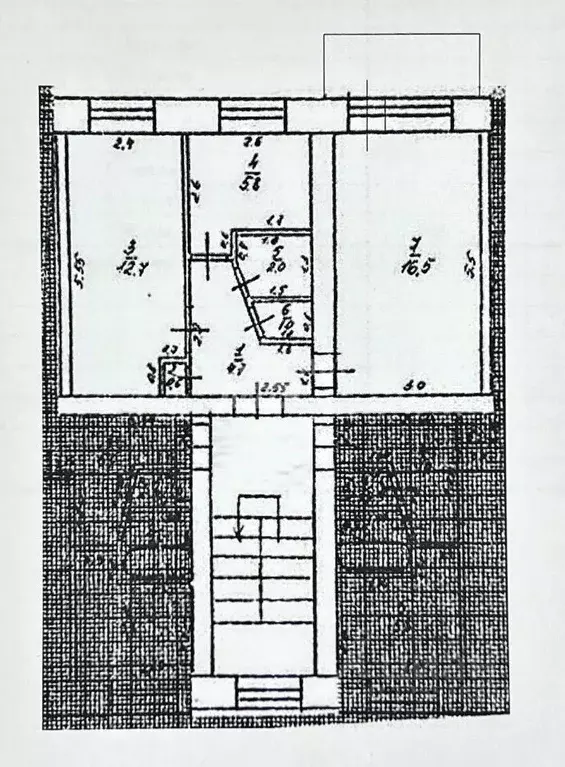 2-к кв. Нижегородская область, Сергач пос. Юбилейный, 7 (42.5 м) - Фото 2