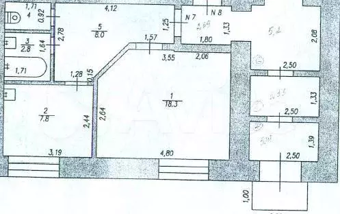 Аукцион: 1-к. квартира, 38,4 м, 2/3 эт. - Фото 0