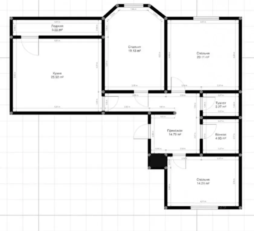 3-к кв. Кабардино-Балкария, Нальчик ул. Героя России Т.М. Тамазова ... - Фото 2