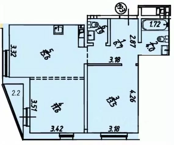 2-к кв. Иркутская область, Иркутский район, Маркова рп, Стрижи кв-л 15 ... - Фото 0