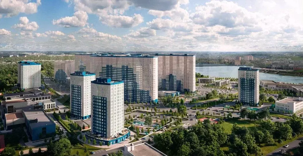 2-к. квартира, 58,6 м, 2/24 эт. - Фото 1