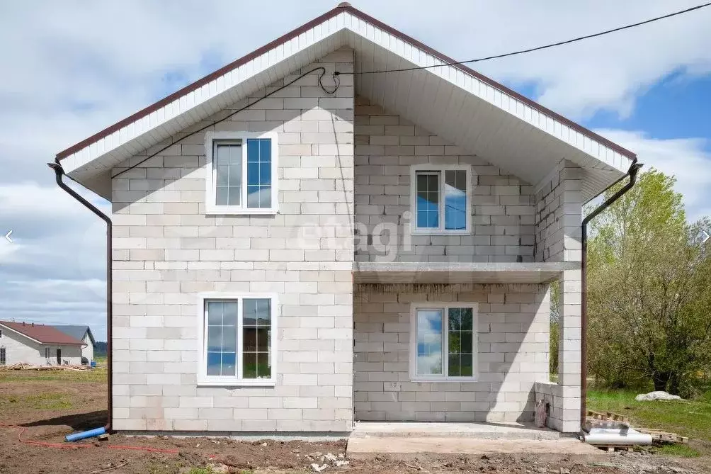 Дом в Пермский край, д. Устиново ул. Малевича, 23А (135 м) - Фото 0