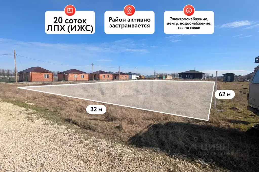 Участок в Краснодарский край, Темрюкский район, Краснострельское ... - Фото 1