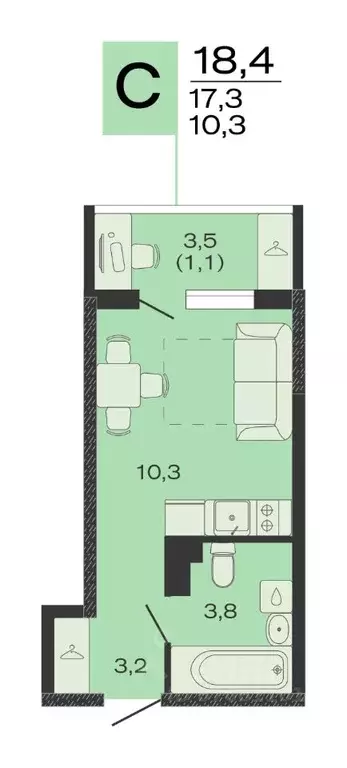 Студия Краснодарский край, Красноармейский район, Марьянское с/пос, ... - Фото 1