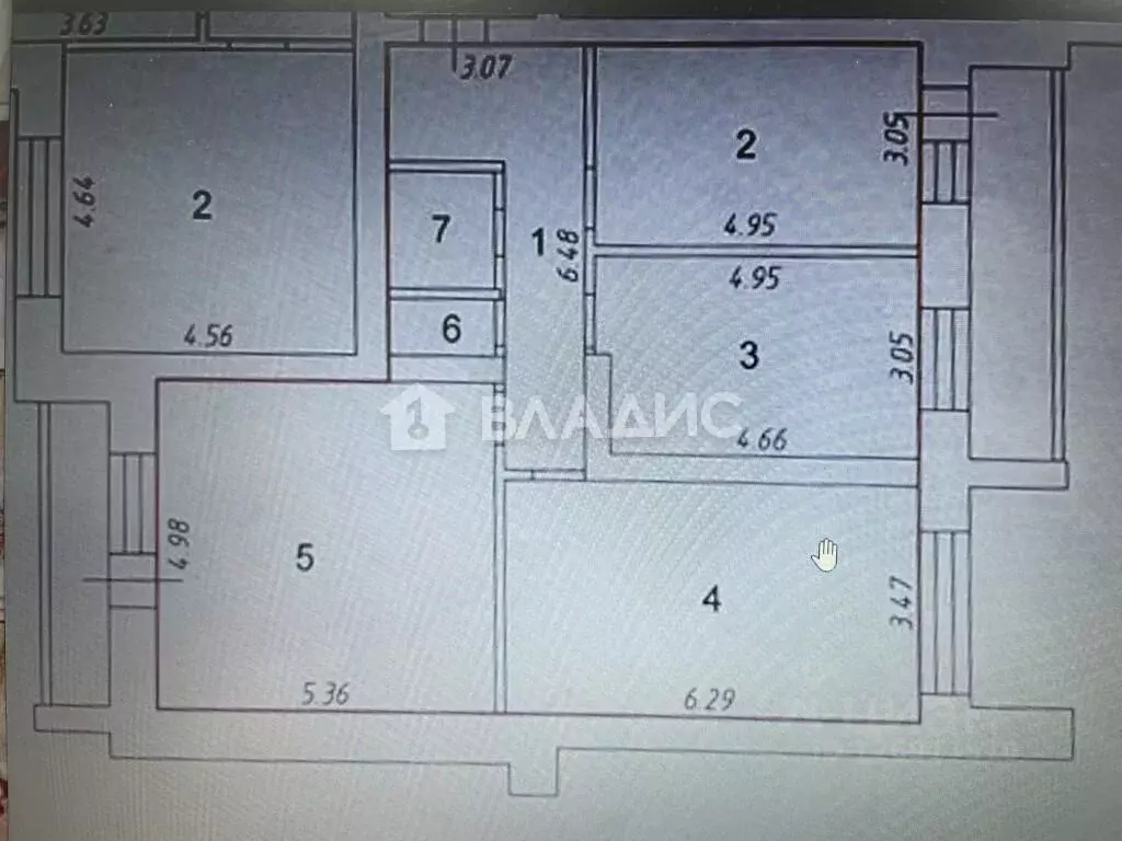 3-к кв. Владимирская область, Владимир ул. Родионовка, 8 (105.0 м) - Фото 1