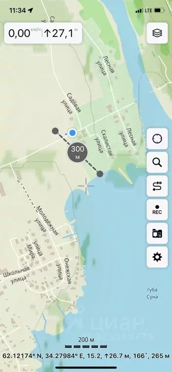 Участок в Карелия, Кондопожский район, Янишпольское с/пос, с. Янишполе ... - Фото 1