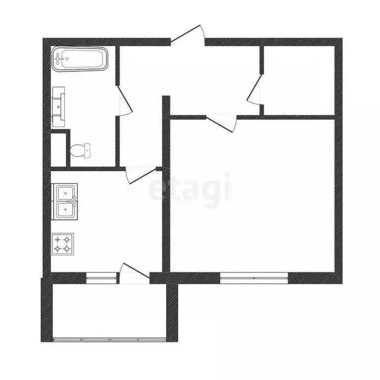 1-к кв. Калужская область, Калуга ул. 65 лет Победы, 25 (41.0 м) - Фото 2