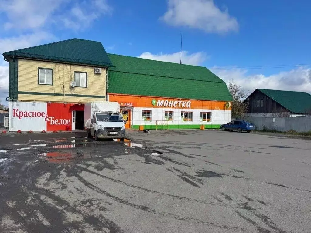 Торговая площадь в Тюменская область, с. Ярково ул. Дзержинского, ... - Фото 1