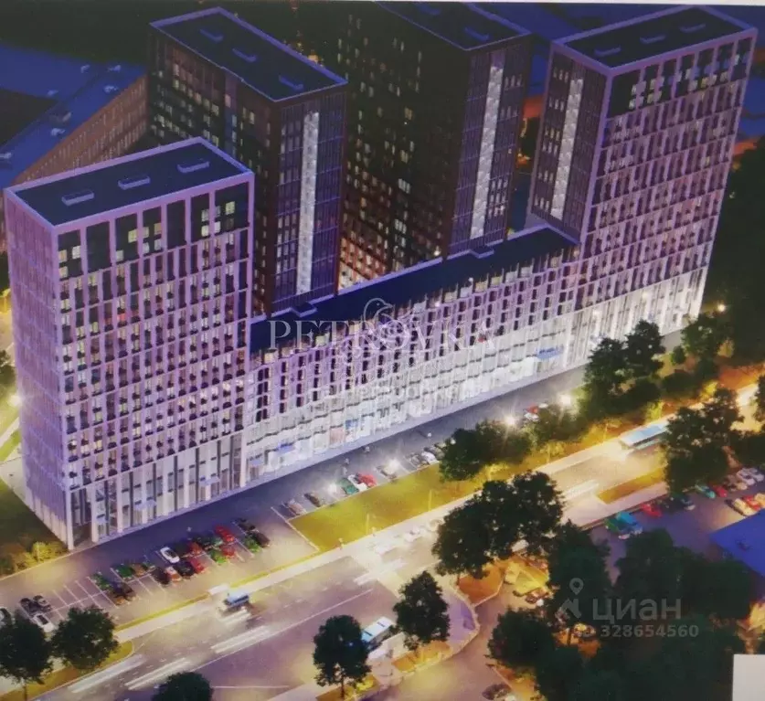 Студия Москва Новоостаповская ул., 20 (24.6 м) - Фото 2