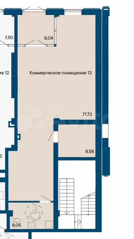 Помещение в новом Курортном квартале Ривьера 96 кв - Фото 0
