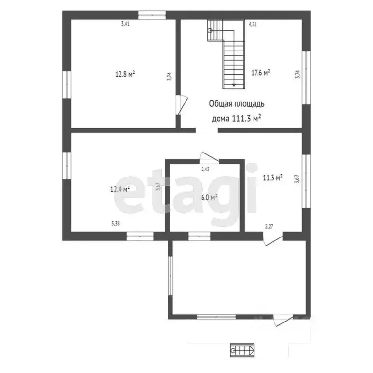 Дом в Бурятия, Тарбагатайский район, Саянтуйское с/пос, с. Нижний ... - Фото 1