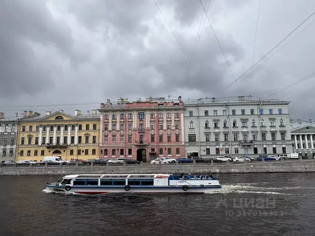 2-к кв. Санкт-Петербург наб. Реки Фонтанки, 85 (37.0 м) - Фото 0