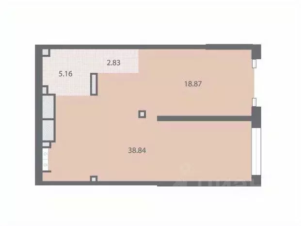 Помещение свободного назначения в Санкт-Петербург № 54 муниципальный ... - Фото 1
