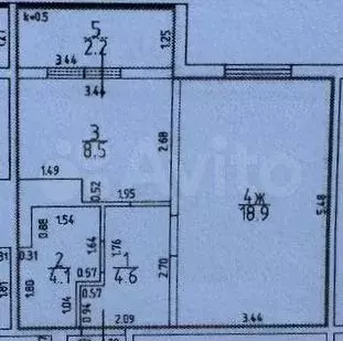 1-к. квартира, 36 м, 9/9 эт. - Фото 0