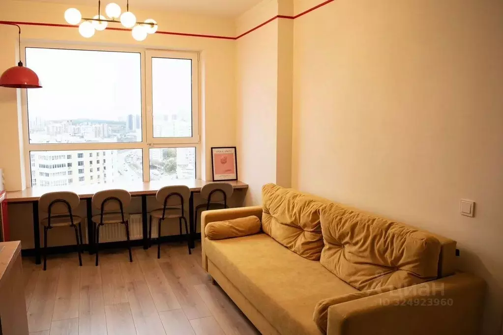 1-к кв. Свердловская область, Екатеринбург ул. Онежская, 4 (39.0 м) - Фото 2