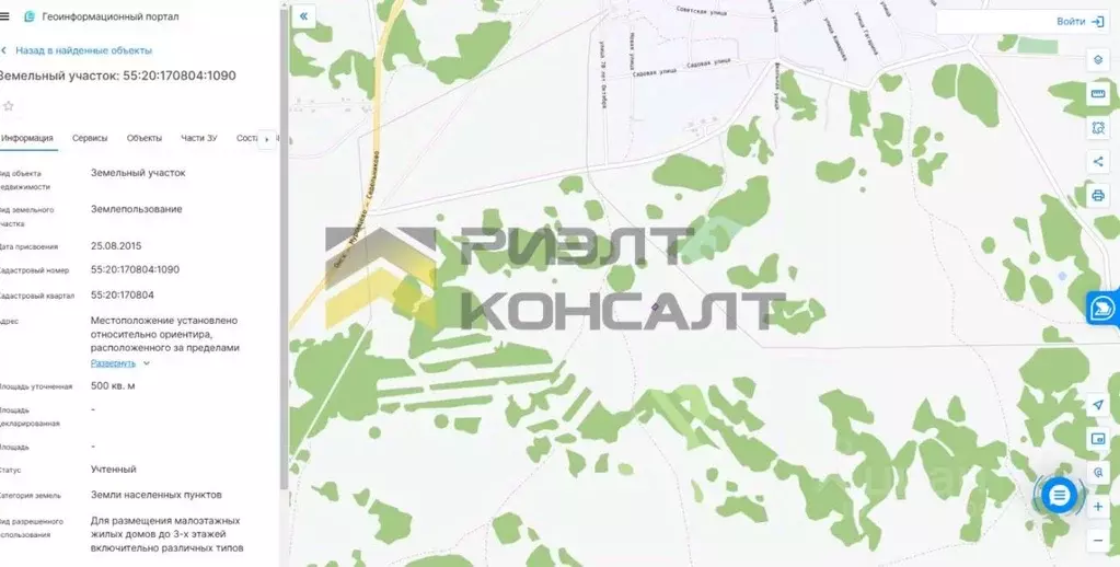 Участок в Омская область, Омский район, с. Петровка Садовая ул., 30 ... - Фото 1