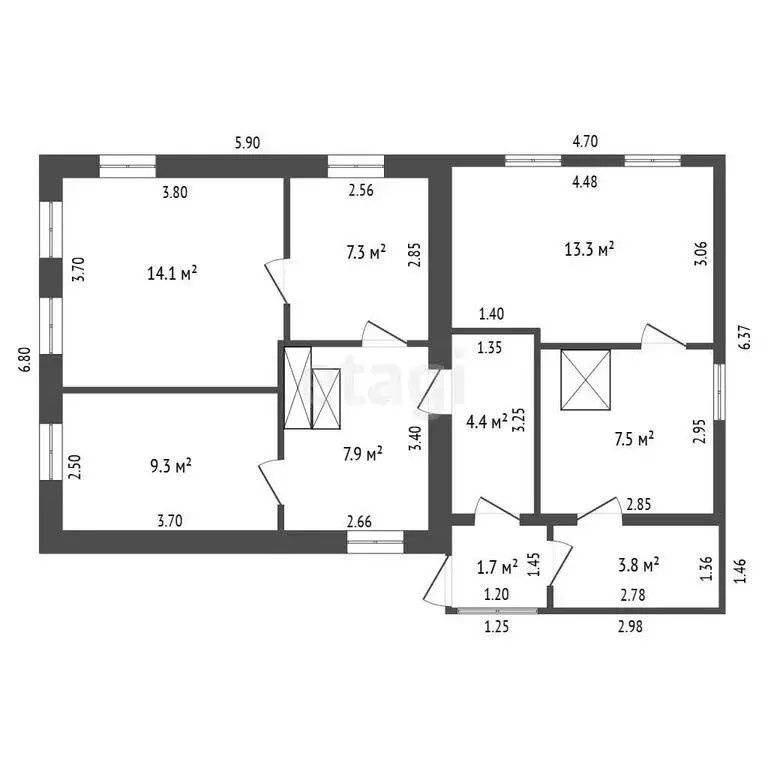 Дом в Омск, улица 18-я Линия (38.8 м) - Фото 1