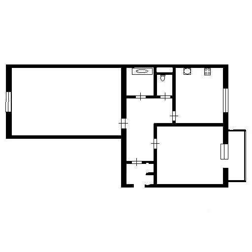 2-к кв. Санкт-Петербург ул. Бабушкина, 24 (57.0 м) - Фото 1