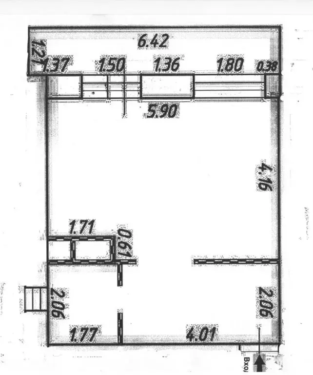 Студия Московская область, Балашиха ул. Разина, 1А (35.0 м) - Фото 1