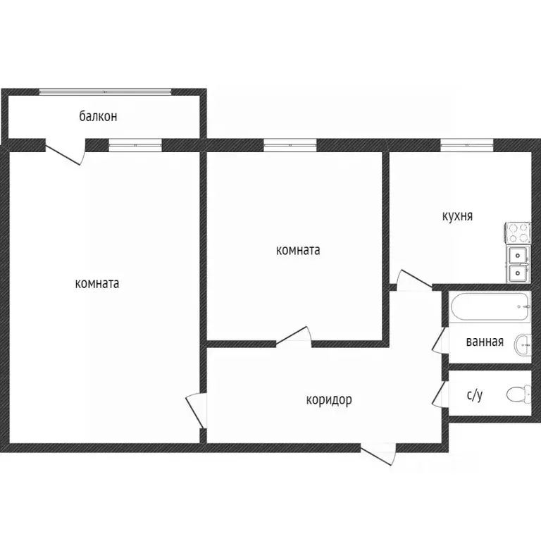 2-к кв. Свердловская область, Нижний Тагил Уральский просп., 78 (51.4 ... - Фото 1