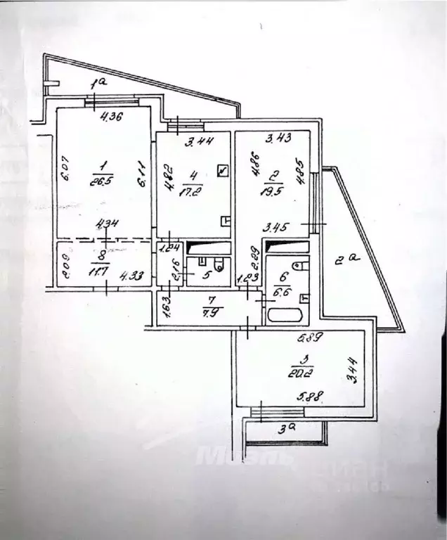 3-к кв. Москва ул. Соловьиная Роща, 4 (112.5 м) - Фото 1