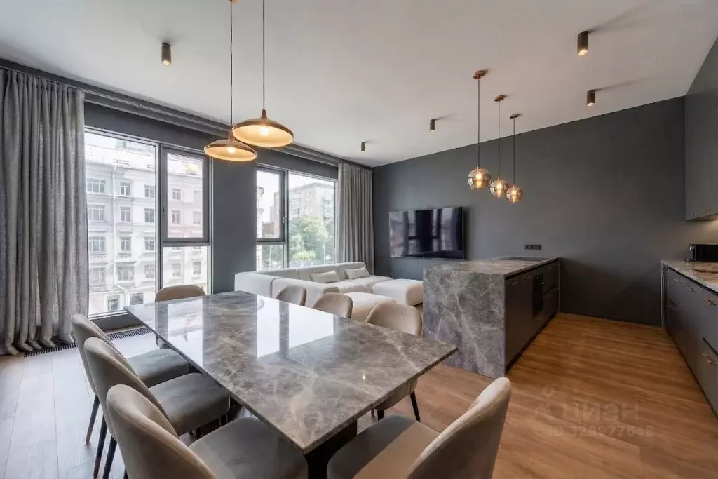 3-к кв. Москва Большая Грузинская ул., 69 (134.0 м) - Фото 0