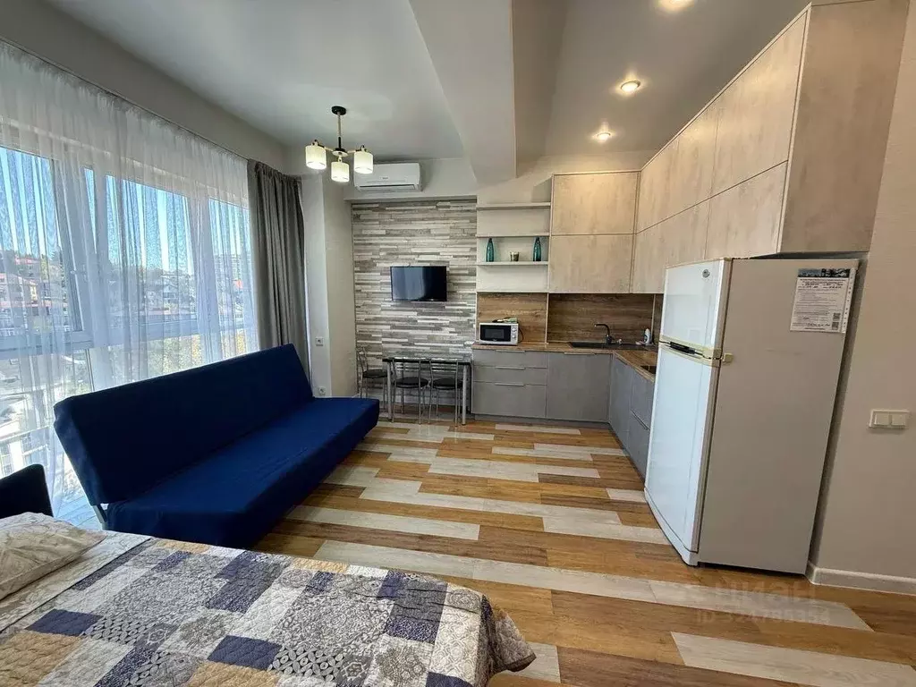 Студия Краснодарский край, Сочи Мамайка мкр, ул. Крымская, 89 (32.0 м) - Фото 1