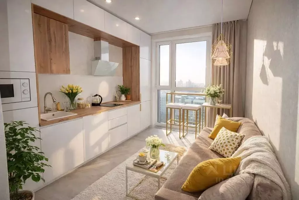 1-к кв. Татарстан, Казань ул. Гаврилова, 7к1 (40.0 м) - Фото 1