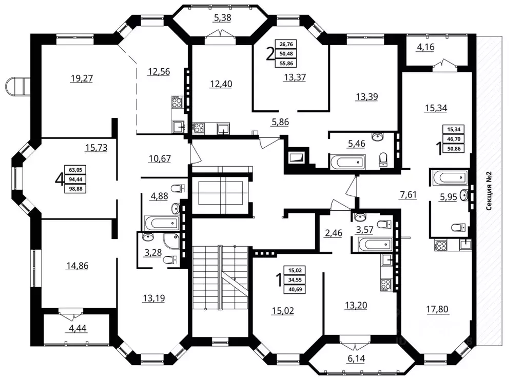 1-к кв. Волгоградская область, Волгоград ул. Покрышкина, 2 (40.69 м) - Фото 1