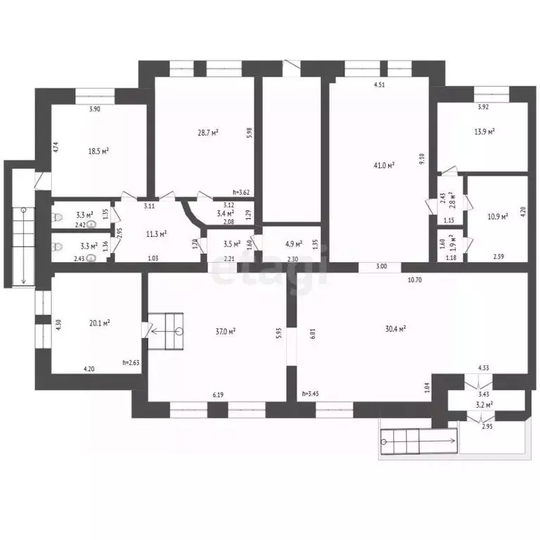 Торговая площадь в Забайкальский край, Чита ул. Чкалова, 144 (268 м) - Фото 2