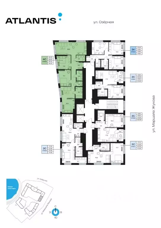 4-к кв. Башкортостан, Уфа Сипайлово жилрайон, Атлантис жилой комплекс ... - Фото 2