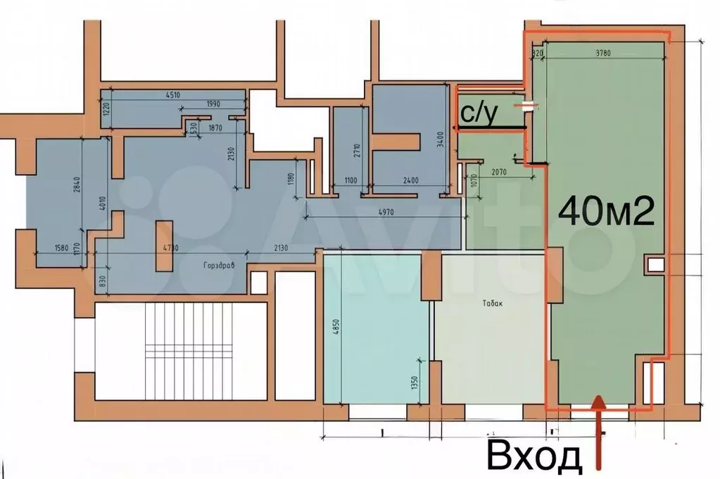 Продажа -40 м с ремонтом Трафик растёт, реновация - Фото 0