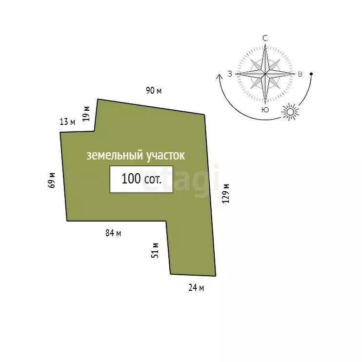 Участок в городской округ Красноярск, городской посёлок Берёзовка (100 ... - Фото 1