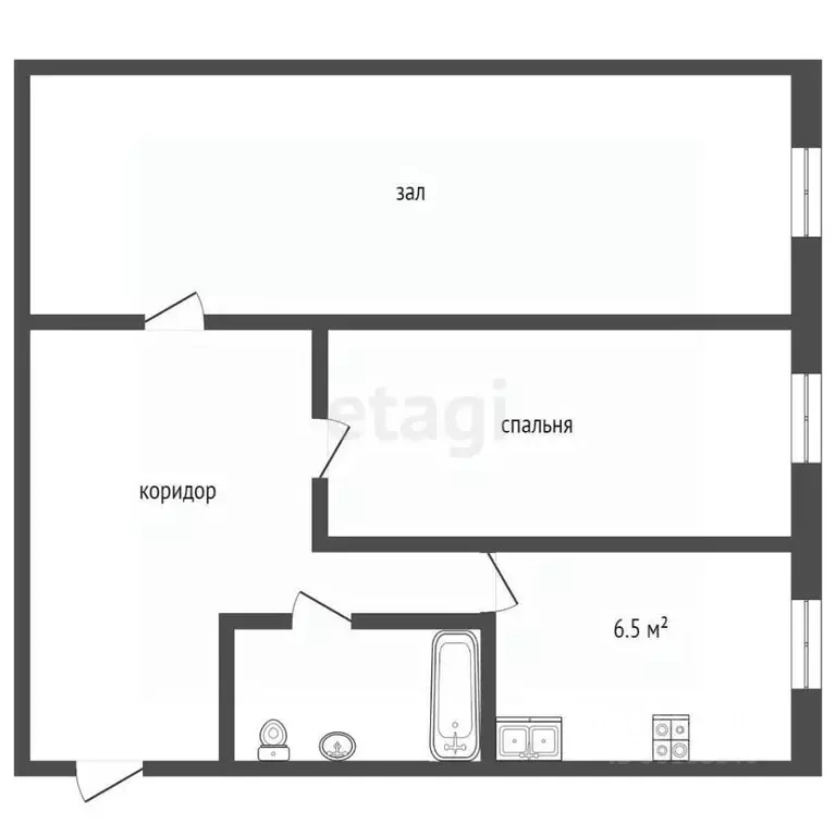 2-к кв. Саратовская область, Балашовский район, пос. Октябрьский ... - Фото 2