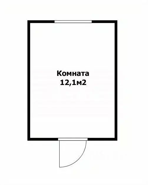 Комната Адыгея, Майкоп ул. 2-я Курганная (12.1 м) - Фото 2
