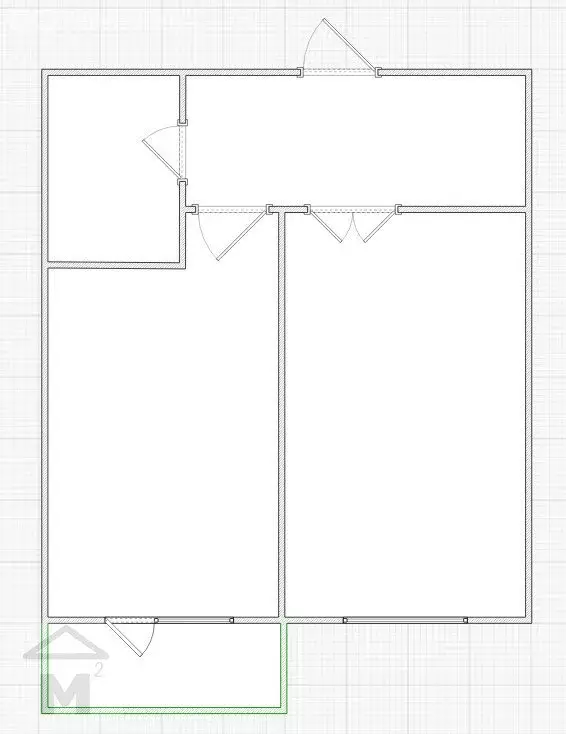 1-комнатная квартира: Абакан, улица Комарова, 5к2 (43 м) - Фото 1